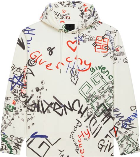 givenchy graffiti hoodie